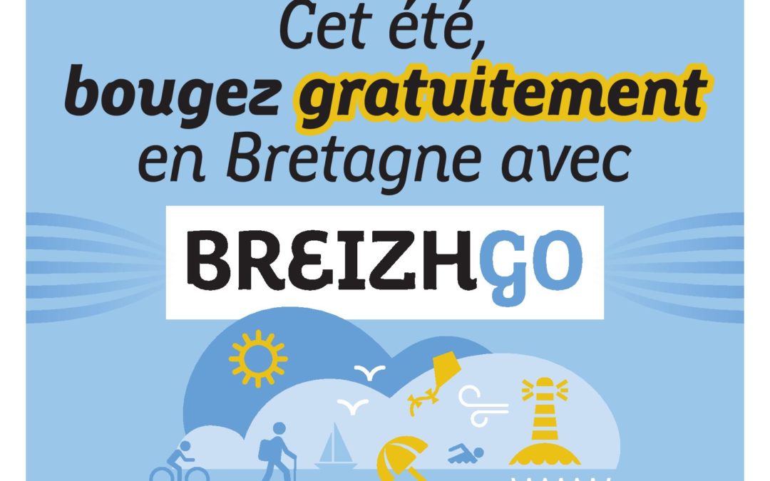 Opération gratuité BreizhGo destinée aux jeunes