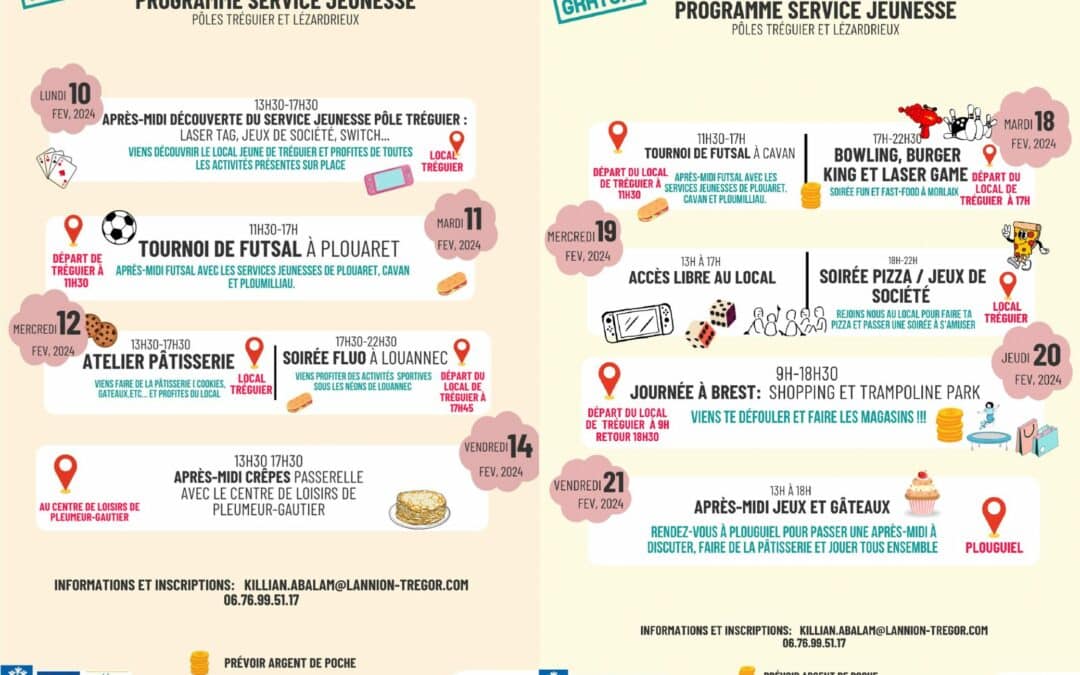 Programme animation jeunesse